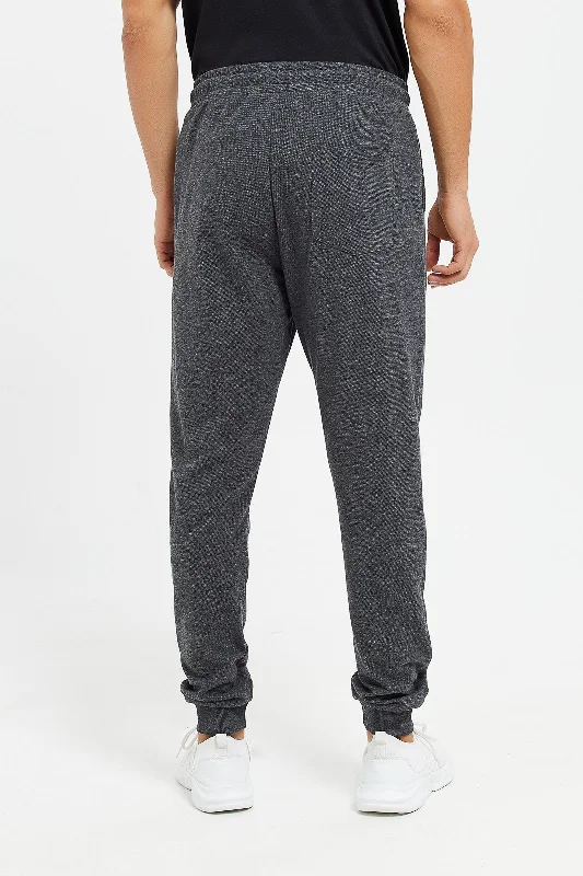 Men Charcoal Pique Jogger