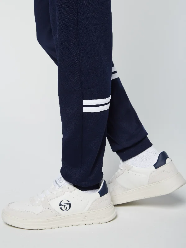 Dallas Track Pant Archivio- Maritime Blue/ White