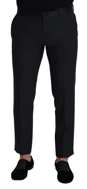 Dolce & Gabbana Elegant  Wool Blend Men's Trousers