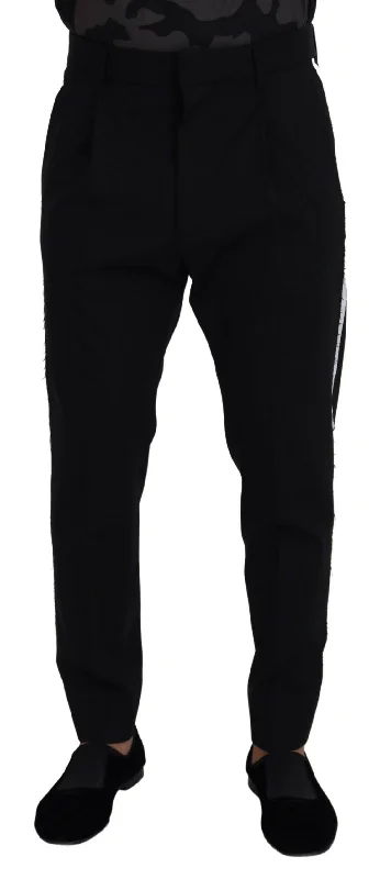 Dsqua² Back  Lined Side Wool Tape Men's Pants