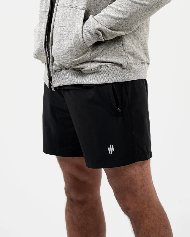 EE:S12 - Nylon Shorts - Black