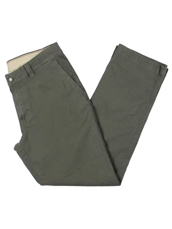 Flex Roc Mens Woven Outdoor Khaki Pants