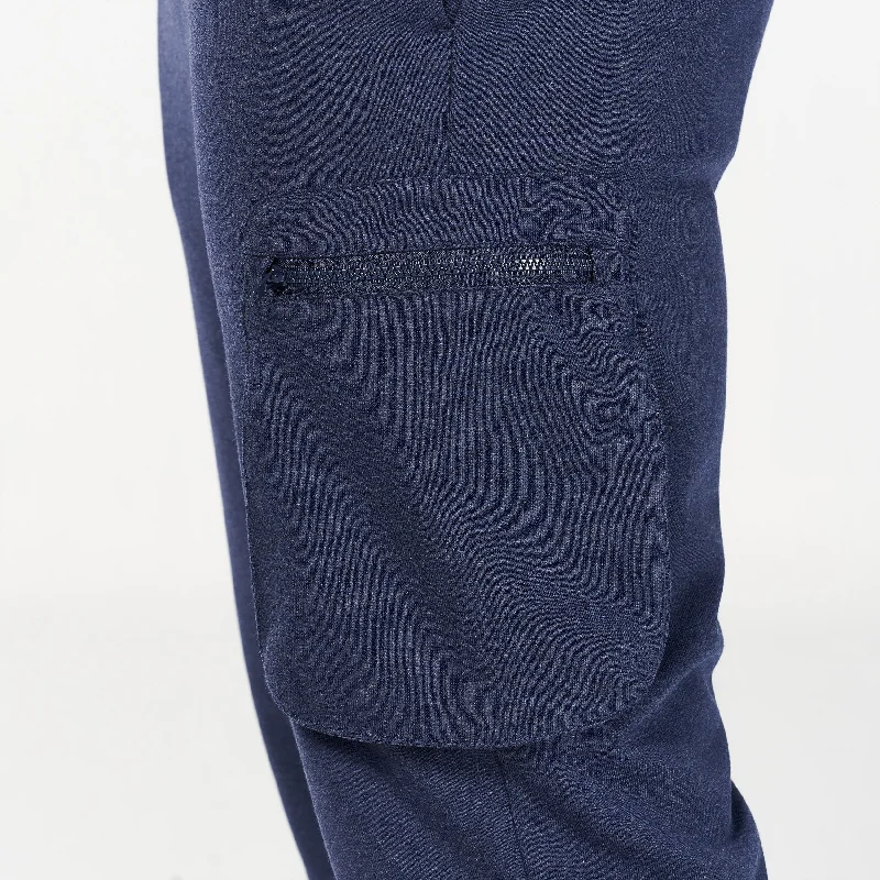 Golden Era New School Joggers - Navy Marl