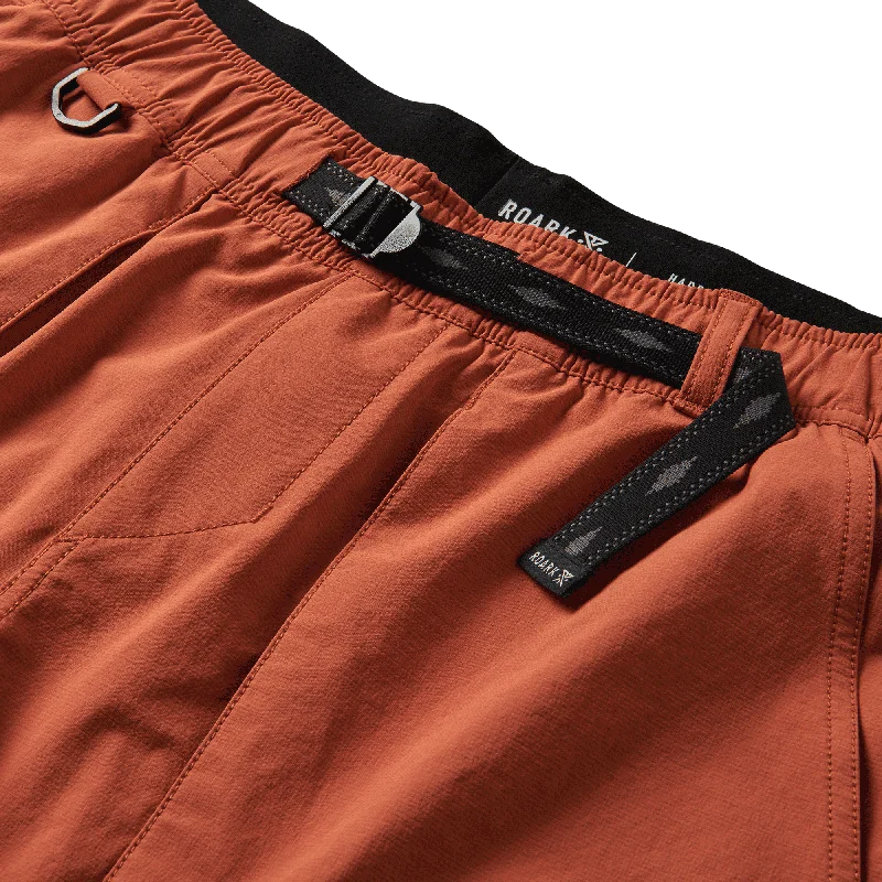 Happy Camper Shorts - Saffron Red