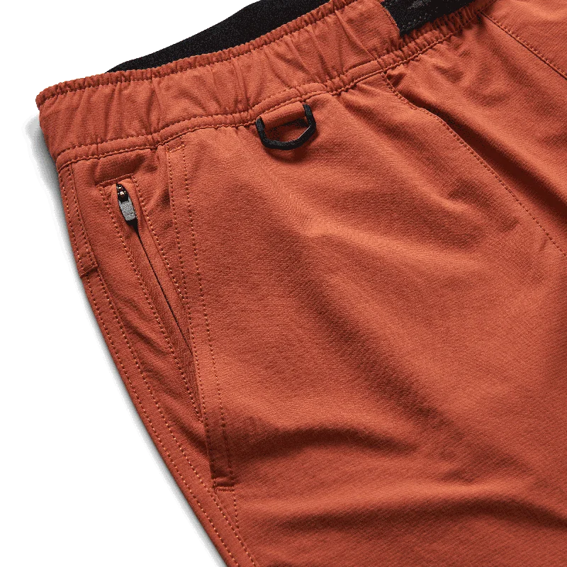 Happy Camper Shorts - Saffron Red