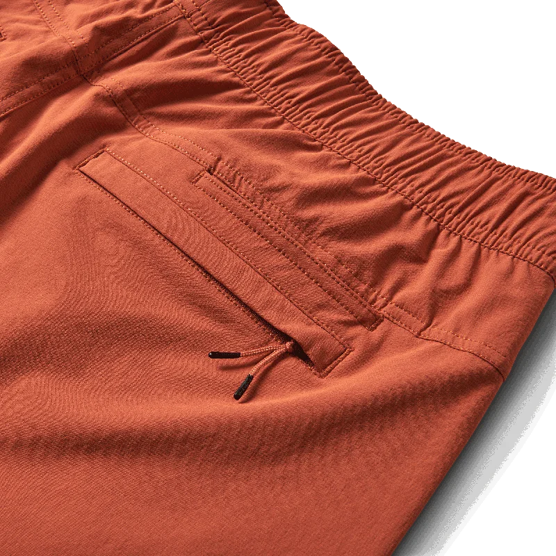 Happy Camper Shorts - Saffron Red