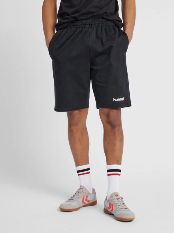 Go Men Cotton Black Bermuda Short