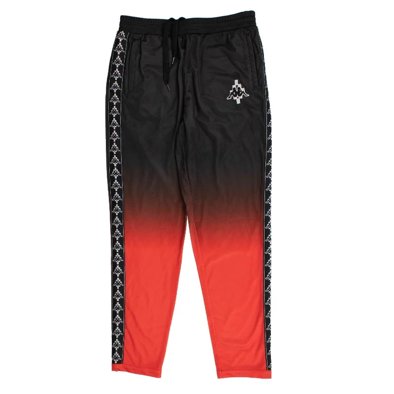 Marcelo Burlon 'Kappa' Gradient Pants - Black/Red