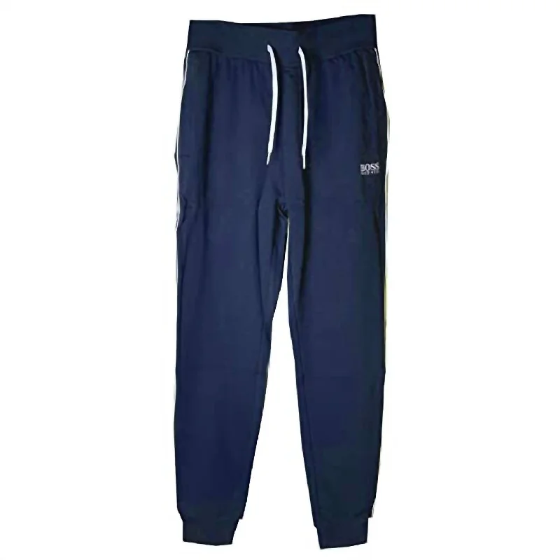 Men Logo Inscribed Track Jogger In Blue