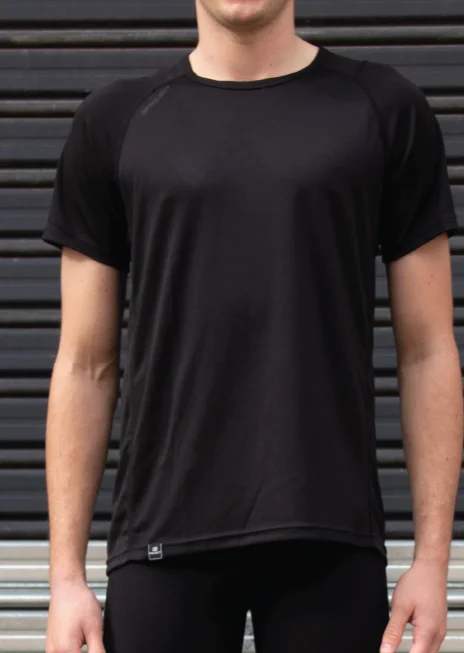 Project Men's Active Run Tee - BLACK