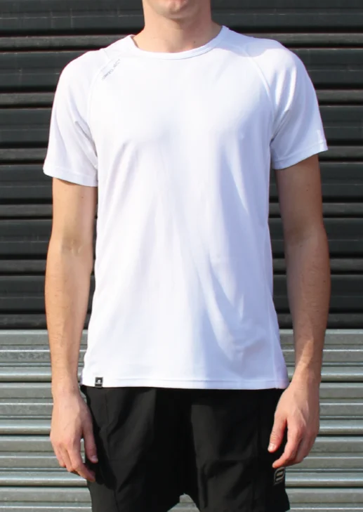 Project Men's Active Run Tee - WHITE