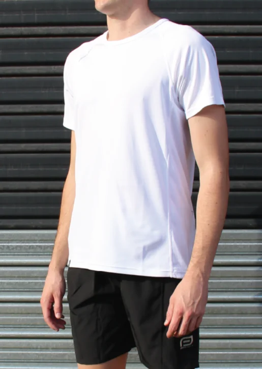 Project Men's Active Run Tee - WHITE