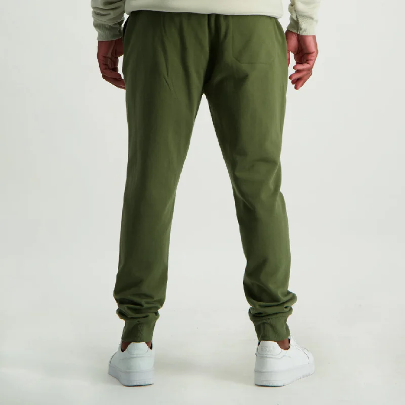 MENS ZAFF OLIVE BRUSHED FLEECE JOGGER (CORE)