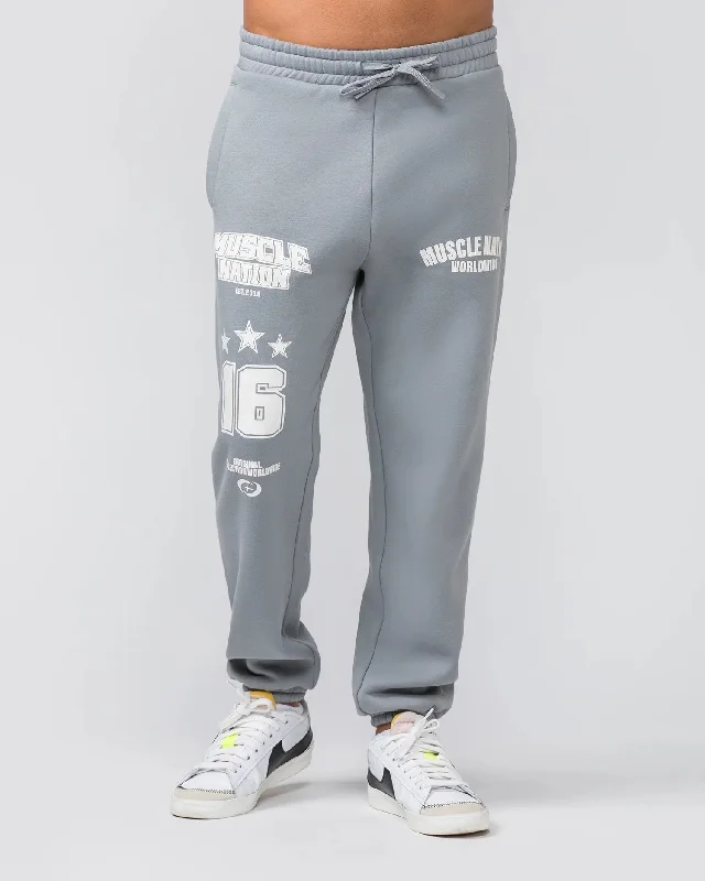 Muscle Nation | Lifting Trackies - Jet Grey