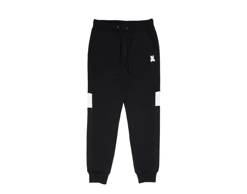 Psycho Bunny Kids' Wilkes Sweatpants Black/White B0P261W1FT-BLK