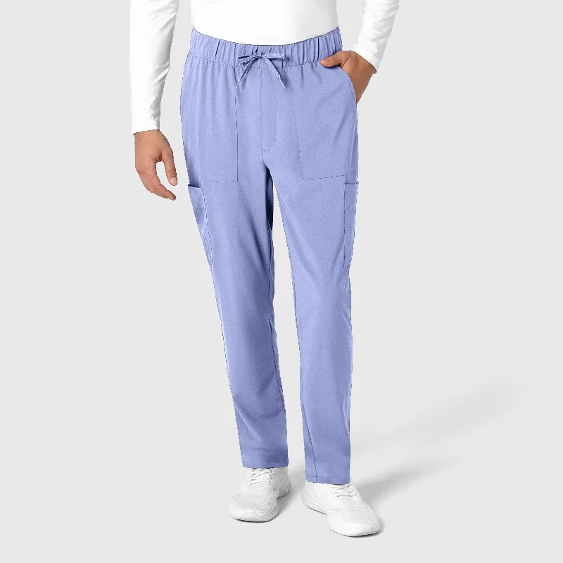 RENEW Men's Tapered Scrub Pant - Ceil Blue