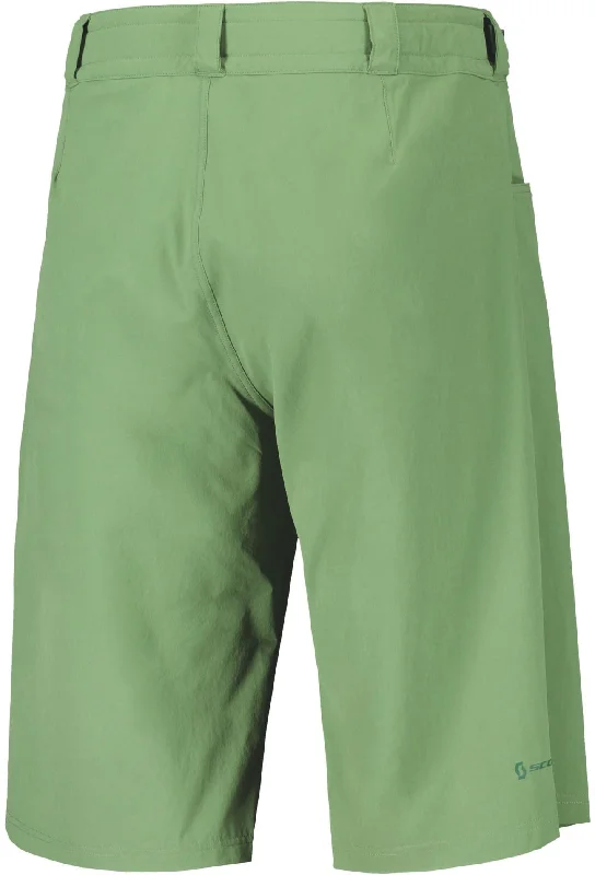 Scott Trail Flow Padded Mens Cycling Shorts - Green