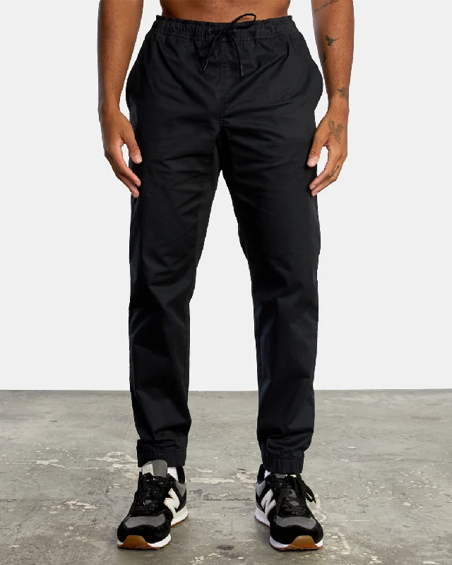 Spectrum Cuffed Track Pants - Black