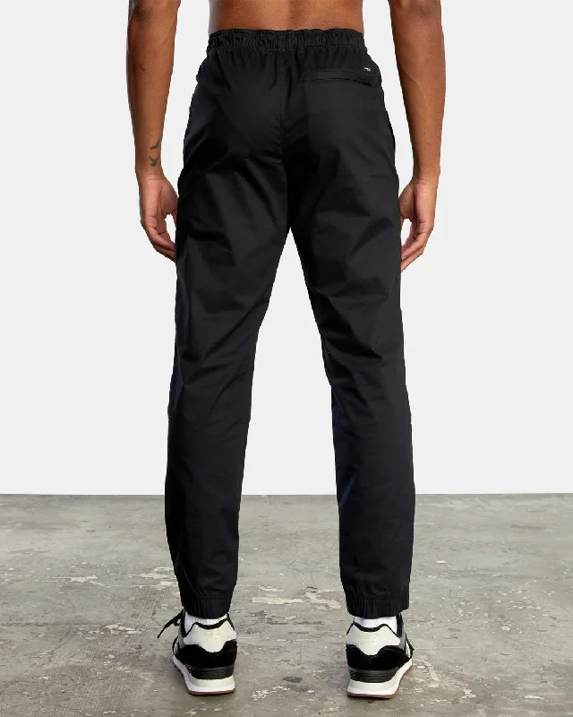 Spectrum Cuffed Track Pants - Black