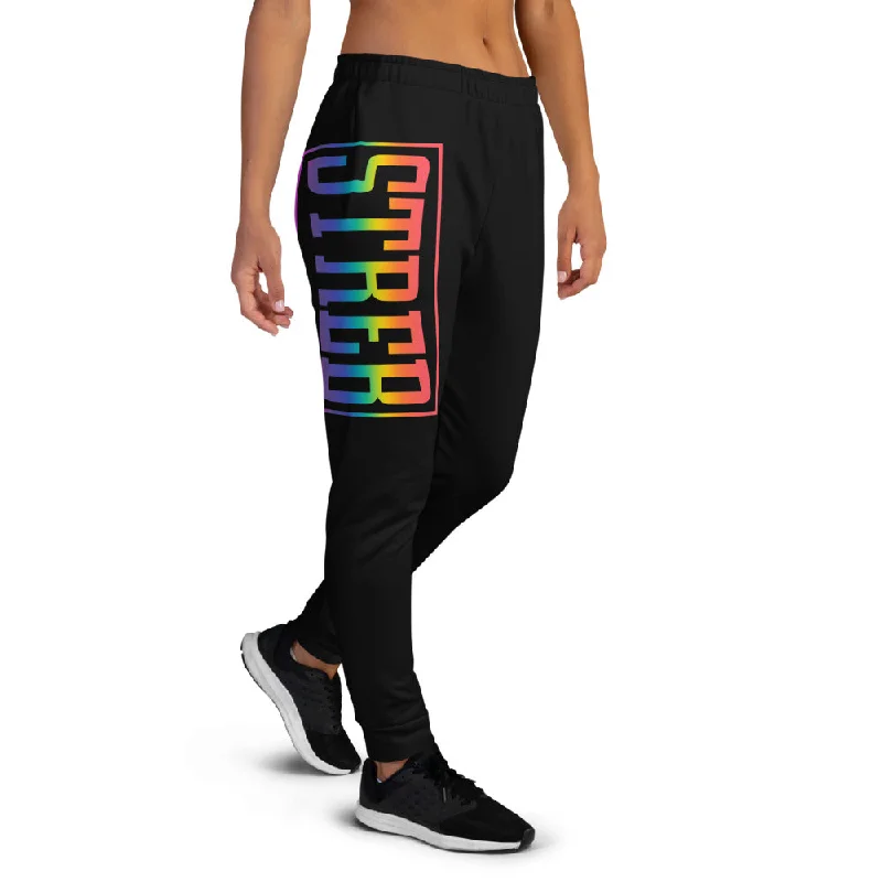 STREB Rainbow Pride Classic Logo Women's Joggers