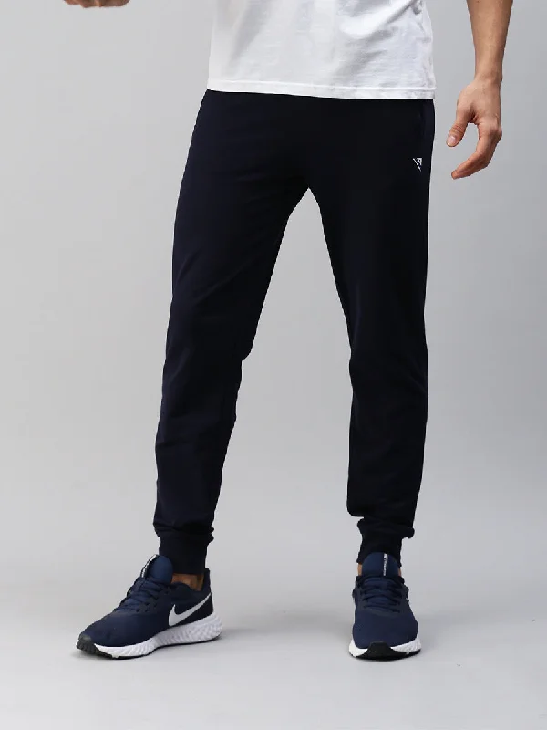 Super Combed Cotton Rich Navy Blue Jogger pants