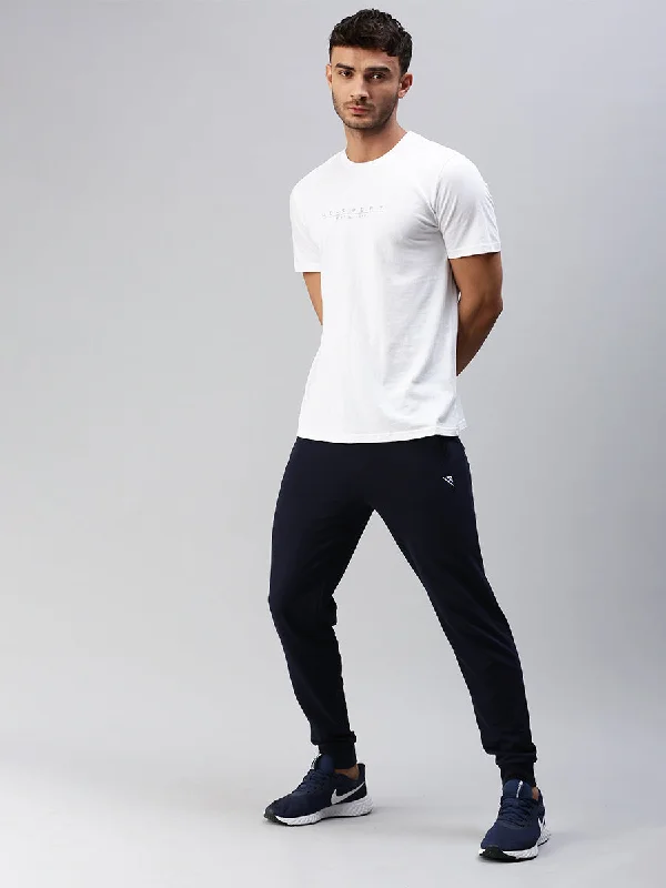 Super Combed Cotton Rich Navy Blue Jogger pants