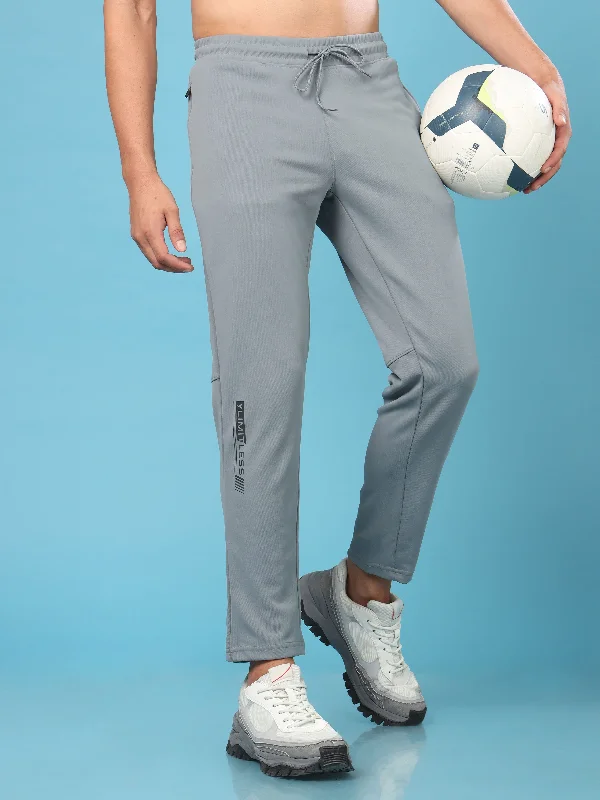 Men Solid Slim Fit Trackpants with ELASTO PLUS