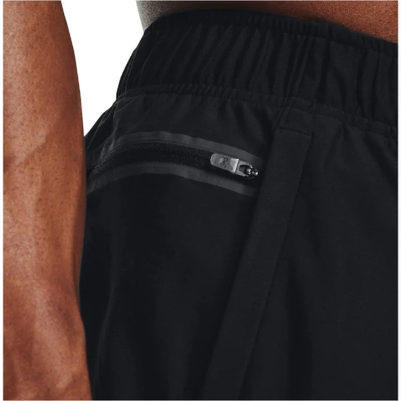 Under Armour Knit Woven Hybrid Mens Training Shorts - Black