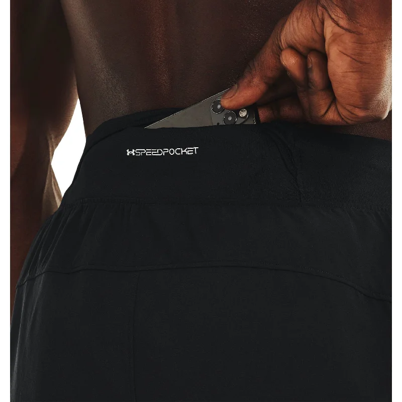 Under Armour Launch Elite 5 Inch Mens Running Shorts - Black