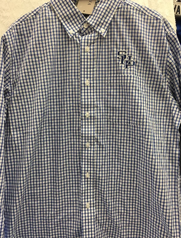 Vantage Poplin Gingham dress shirt