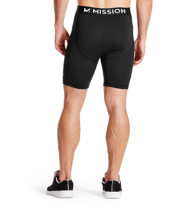 VaporActive Voltage 9"" Compression Shorts | Moonless Night