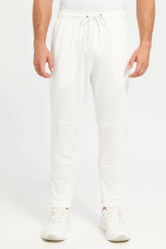 Men White Jogger Pants