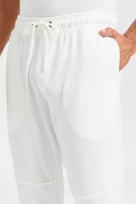 Men White Jogger Pants