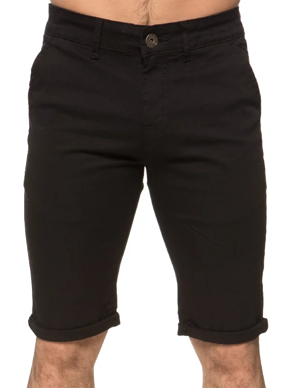 Mens Slim Fit Stretch Chino Shorts | Enzo Designer Menswear