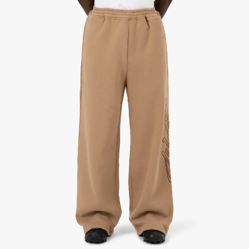 4YE Signature Wide Leg Pants Peanut / Brown