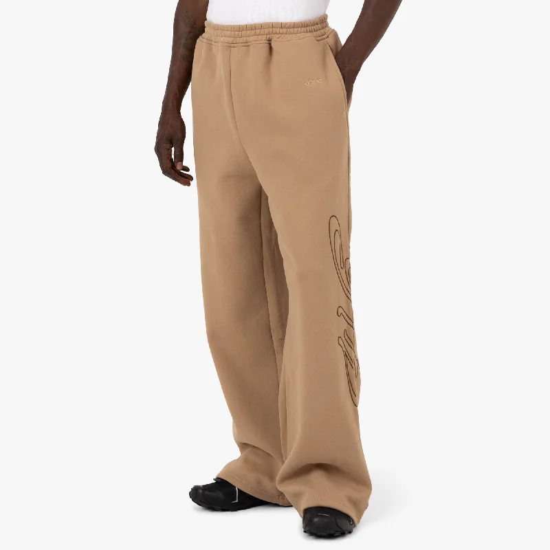 4YE Signature Wide Leg Pants Peanut / Brown