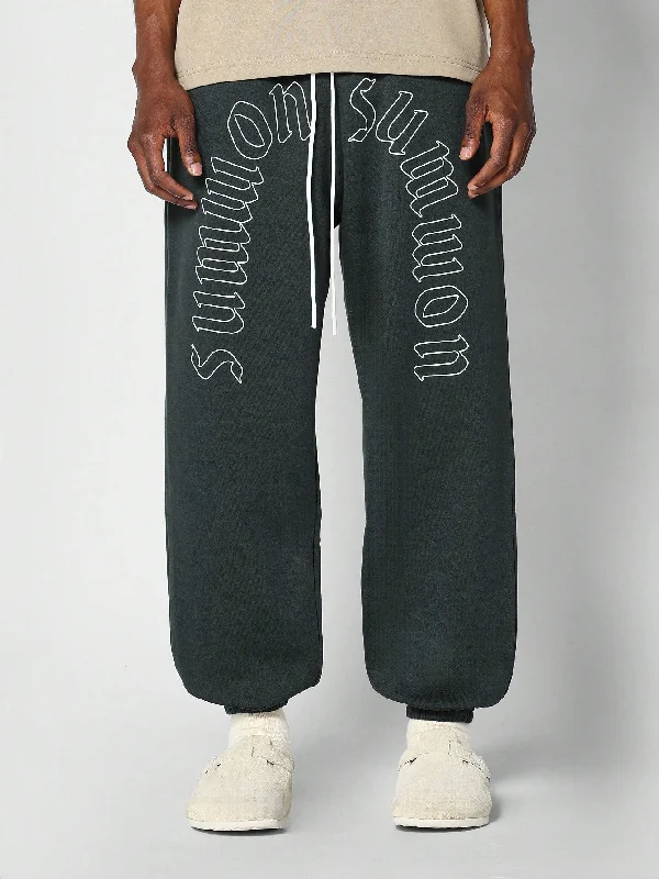 90s Jogger Pants With Front Graphic