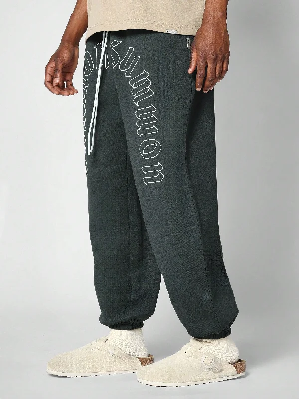 90s Jogger Pants With Front Graphic