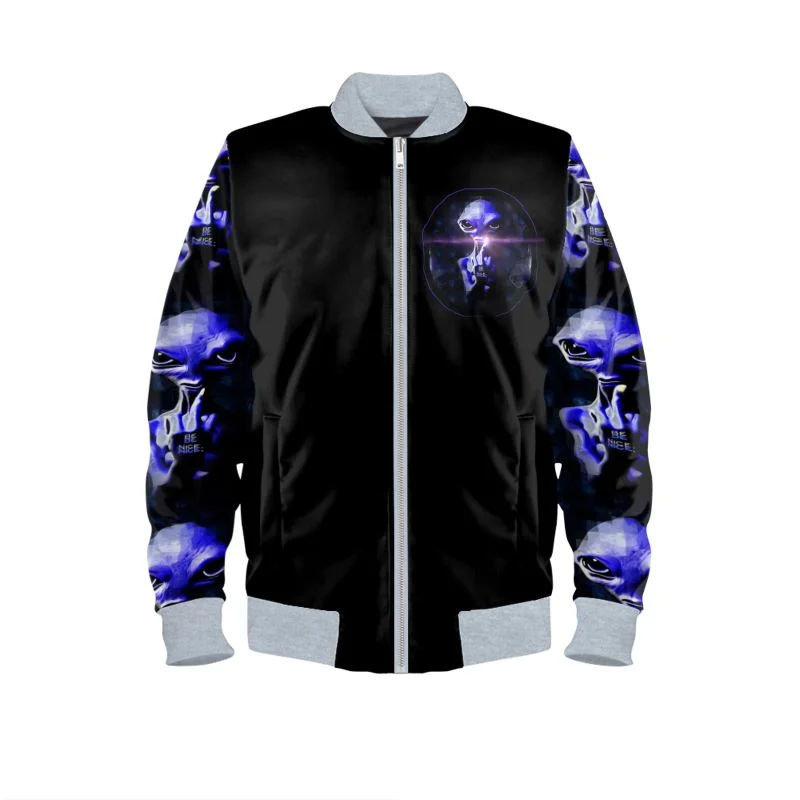 Be Nice 01-01 Men's Designer Bomber Jacket