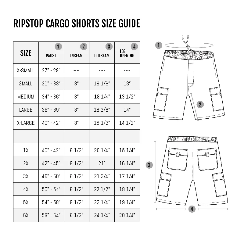 Ripstop Cargo Shorts