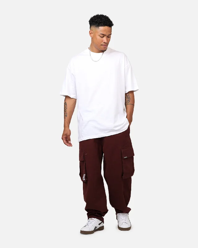 Carre Canvas Superior Cargo Joggers Maroon