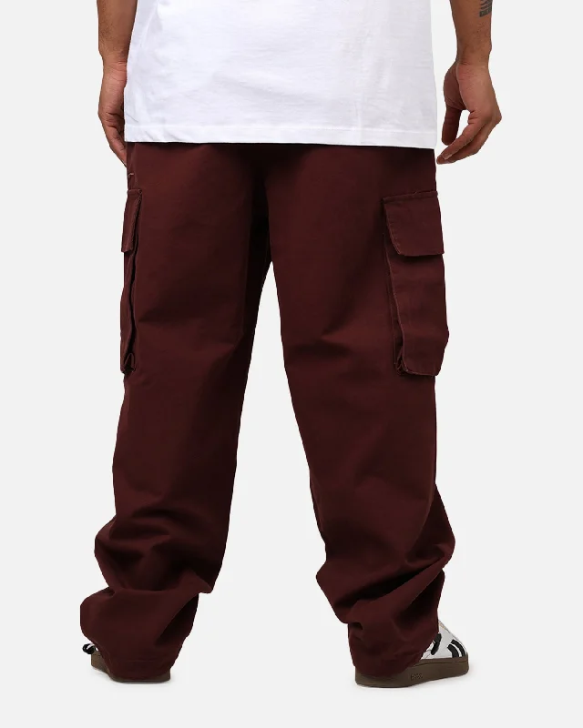 Carre Canvas Superior Cargo Joggers Maroon