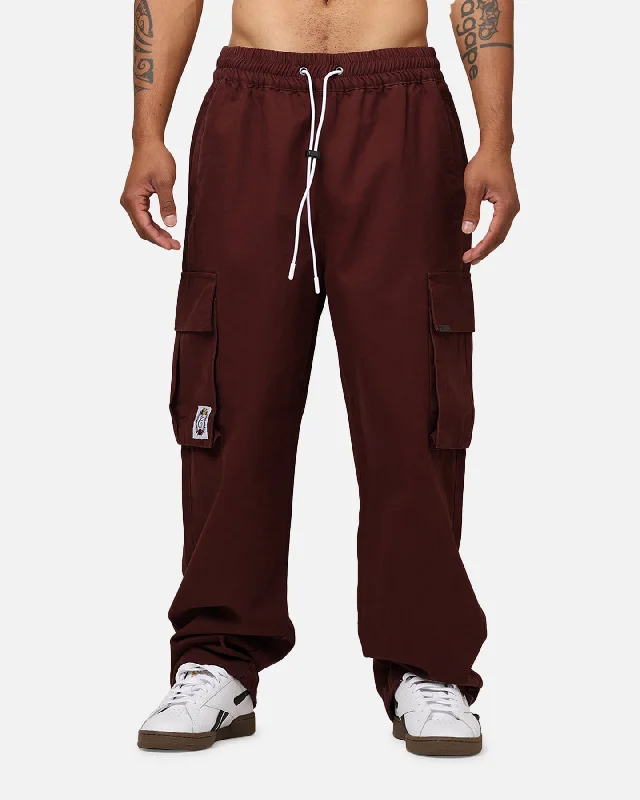 Carre Canvas Superior Cargo Joggers Maroon