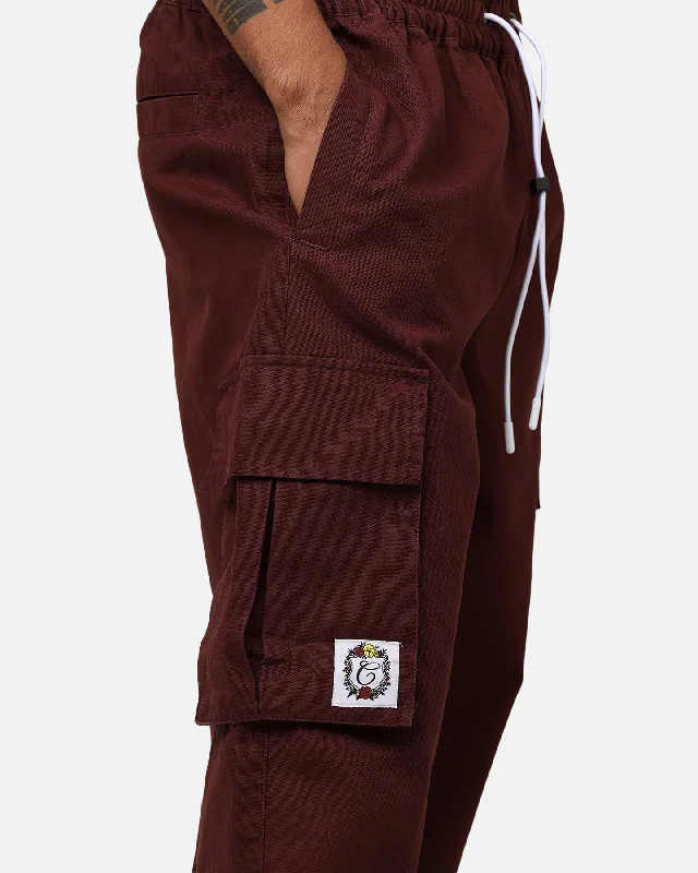 Carre Canvas Superior Cargo Joggers Maroon