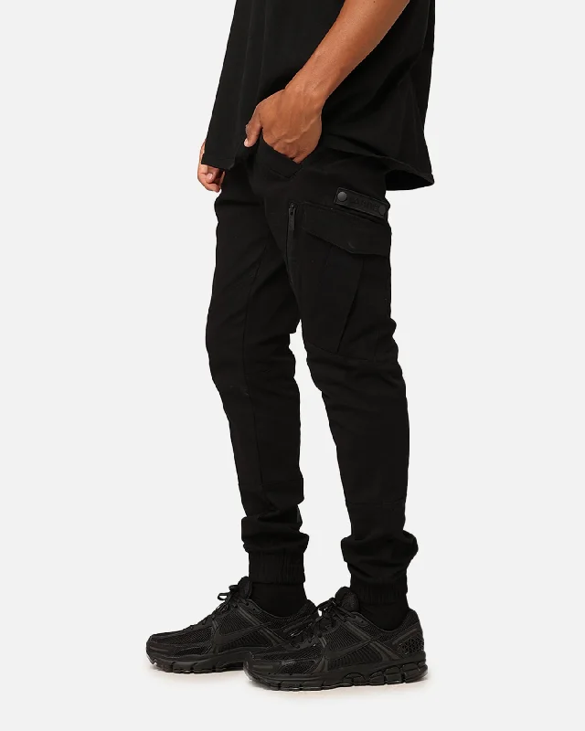 Carré Evolution Cargo Joggers Black/Black