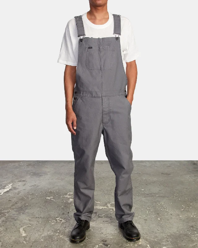 Chainmail Relaxed Fit Overalls - Smoke