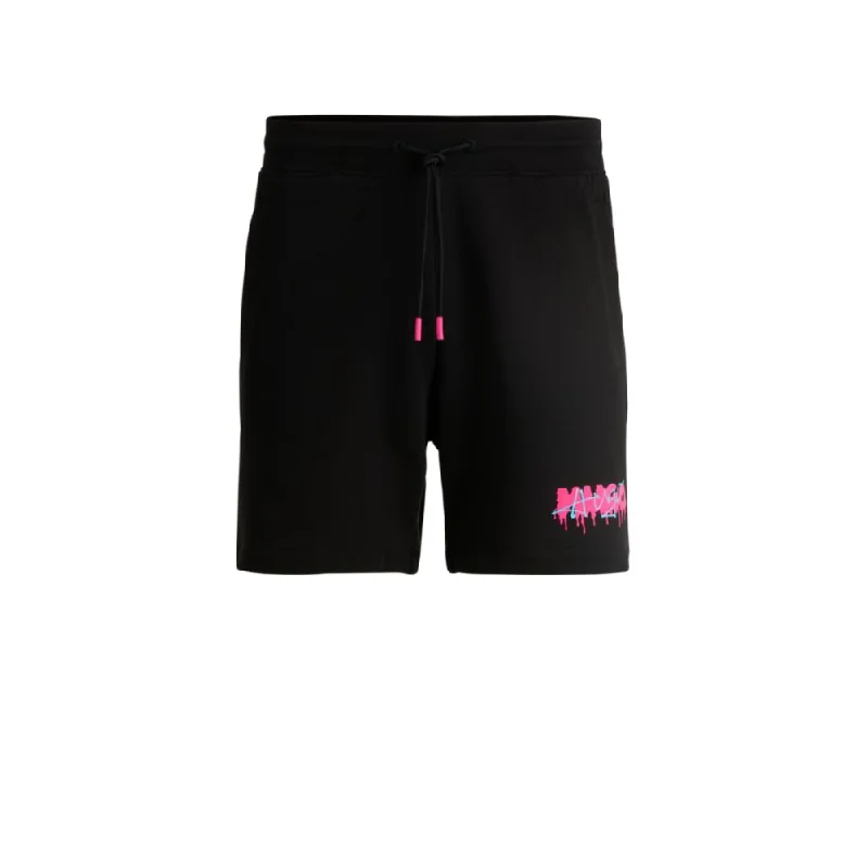 Cotton-terry shorts with new-season logo