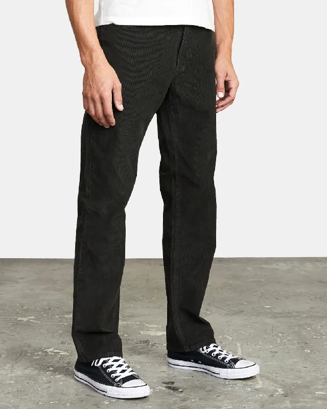 Daggers Pigment Corduroy Pants - Pirate Black