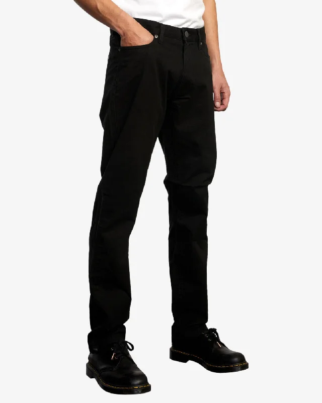 Daggers Twill Slim Fit Pants - Black