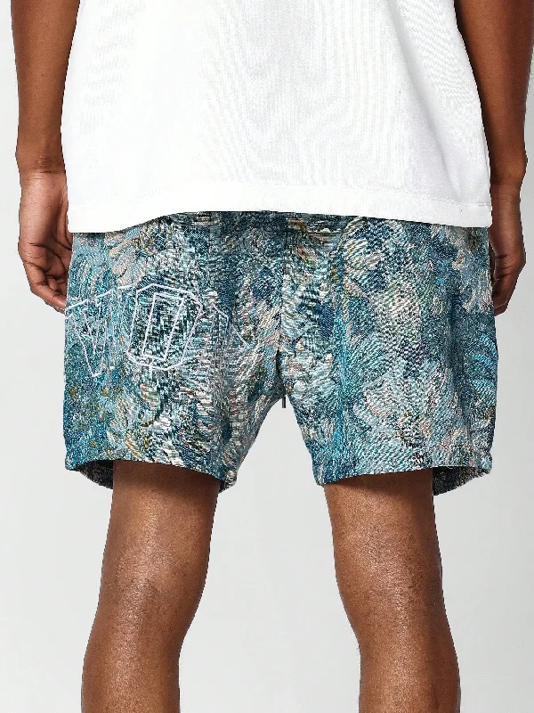 Jacquard Short With Embroidery